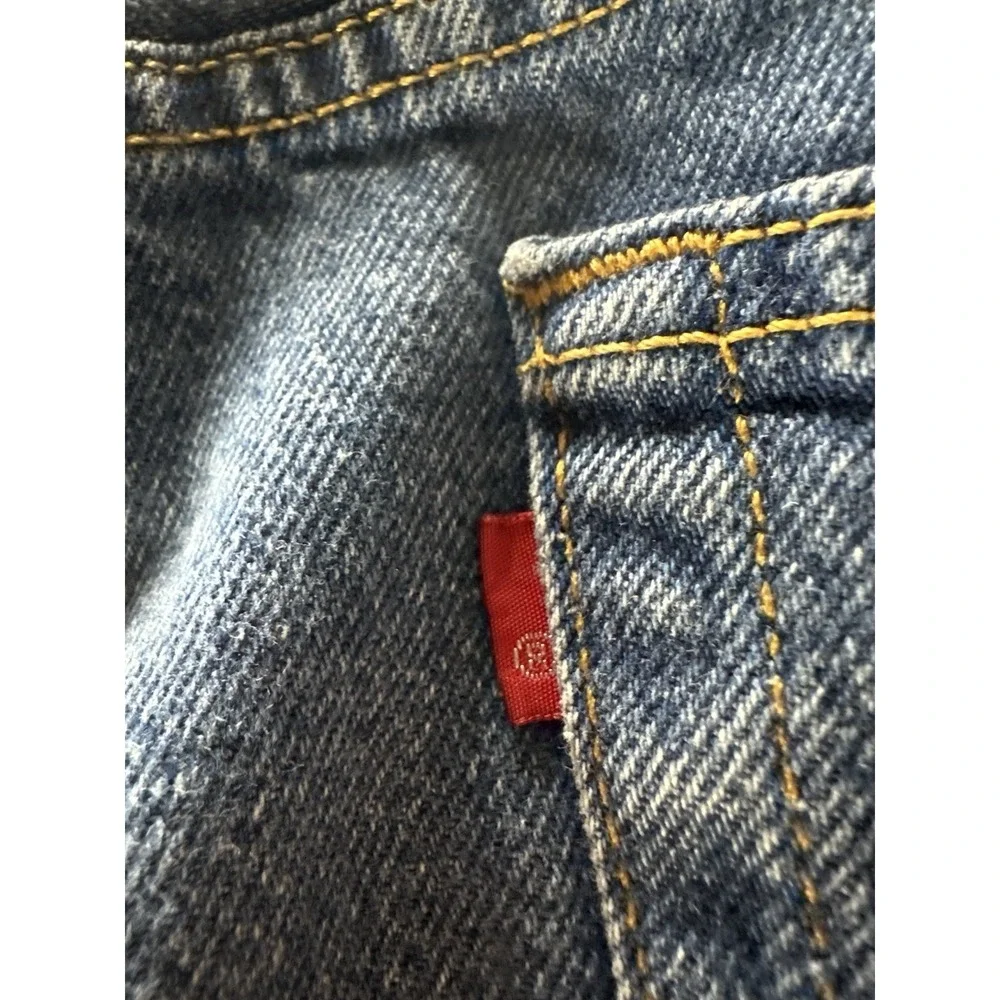 VTG Levi's 505‎ Mens Size W36 Denim Shorts Mens Y2K Baggy Medium Wash Jorts